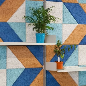 Pannello Acustico in Lana di Legno Ignifugo Qinsound, Decorazione Murale, Pannello Isolante Acustico, Materiale Fonoassorbente - Product Image 1