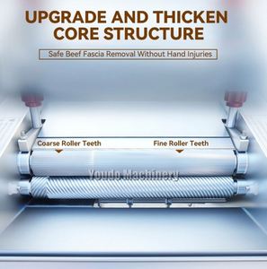 Machine automatique durable de retrait de fascia de boule de viande avec le noyau de moteur pour le traitement de saucisse - Product Image 5