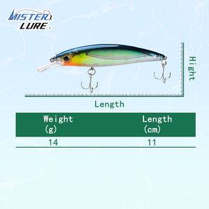 MISTER LURE Équipement de pêche personnalisé, leurres de pêche coulants, leurres de pêche artificiels, leurres durs - Product Image 3