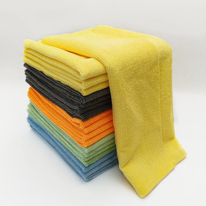 <b>Car</b> Cleaning Microfiber Towel 40X40Cm 300Gsm Hot Cut Edge For Auto <b>Polishing</b> Waxing - Product Image 3