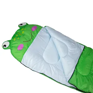 Sac de couchage en forme d'animaux pour enfants, petite grenouille, mignon, camping d'extérieur,