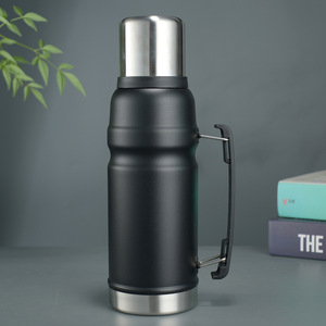 2024 <span class=keywords><strong>1000ml</strong></span> Botellas de vaso de agua de boca ancha al vacío clásicas Hervidor de acero inoxidable 18/8 para deportes al aire libre - Product Image 4