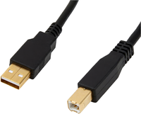 Kabel USB 3.0 Dasar USB-A USB-B untuk Printer/Hard Drive Eksternal/Komputer/Laptop-Panjang 1m/1.5m/3m/5m/10m Transfer Data PVC