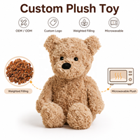 Peluche paresseux lestée et chauffante pour micro-ondes, jouet en peluche doux personnalisé pour enfants