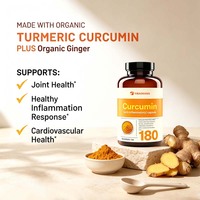 Capsules de Curcuma et Curcumine à Marque Blanche OEM : Inhibition des Facteurs Inflammatoires, Soutien Articulaire, Complément Alimentaire