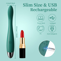 Gelance G-Punkt Vibrator für Frauen 10 Vibrationsmodi Klitoris- und Brustwarzen-Stimulator USB Aufladbar 100% Wasserdicht Latex-Material