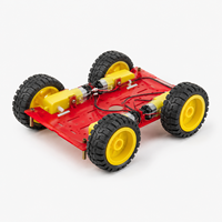 Rueda Giratoria de PP de Doble Propósito de 2.1 Pulgadas (53mm) de Fábrica Directa OEM, Rueda Antimarcas con Eje de Transmisión de Motor TT para Kit de Robot DIY