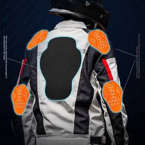 Equipo de protección anticaída de alta elasticidad para motocicletas, traje de carreras para las cuatro estaciones, entretenimiento deportivo transpirable acolchado - Product Image 3