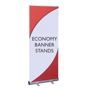 High Quality Outdoor Exhibit Display Roll Up Banner Stand Printing Aluminum Roll Up Banner