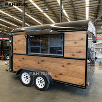 Remorque à chevaux en bois, remorque à chevaux en aluminium avec fenêtres, remorque à chevaux américaine, bar mobile, camion-restaurant mobile