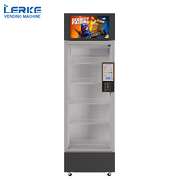 Máquina Expendedora Inteligente LERKE con Monitoreo Remoto, Refrigerador Individual de 400L para Frutas, Productos Frescos, Vegetales y Bebidas
