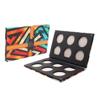 Boîte de papier cosmétique personnalisée de luxe Palette d'ombres à paupières de marque emballage pour faux cils stratification mate gaufrage pour cadeaux