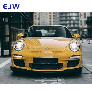 Pour Porsche Carrera <span class=keywords><strong>911</strong></span> <span class=keywords><strong>997</strong></span> Kit de carrosserie spécial voiture GT3 <span class=keywords><strong>Type</strong></span> fibre de carbone FRP jupe latérale becquet pare-chocs avant et arrière - Product Image 1