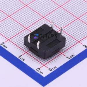 TS-1011-A5B3-D2 Tactile Switch Through hole-4P,12x12mm Switch Single Pole Single Throw Round Button 2.5N Through Hole - Product Image 2