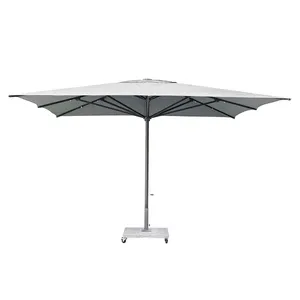 4x4m高端商用更强豪华铝制大尺寸餐厅咖啡户外用花园遮阳伞户外