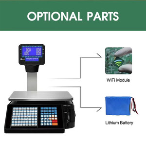 Nhãn in ấn quy mô cửa hàng bán lẻ tiền mặt đăng ký giá tính toán quy mô CE điện tử cho các loại trái cây siêu thị - Product Image 2