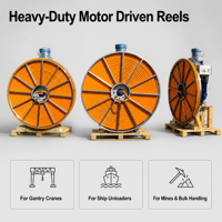 Enrollador de Cable Motorizado para Grúa Portuaria, Descargador de Barcos, Equipo Industrial de Minería para Exteriores, Acero Inoxidable AISI304, 400V, 50Hz