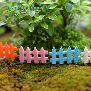 ديكور بلاستيكي صغير سهل التركيب للمناظر الطبيعية ، سياج لحديقة الجنية المصغرة ، زينة لبيت الدمية ، مشروع الديوراما - Product Image 5