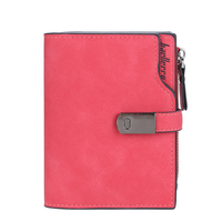 Baellerry Dompet Pendek Wanita, Dompet Kulit Pengait Modern Banyak Slot Kartu Pu Kustom untuk Perempuan