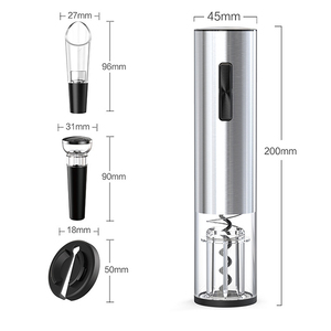 Ensemble cadeau Rechargeable ouvre-bouteille de vin accessoire 4 en 1 <span class=keywords><strong>tire</strong></span>-<span class=keywords><strong>bouchon</strong></span> électrique ouvre-vin - Product Image 4