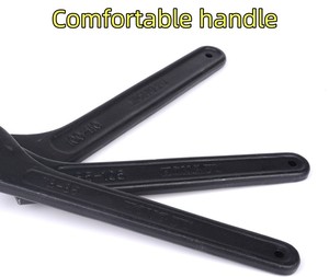 Màu Đen Đầu Vuông Lỗ Có Thể Điều Chỉnh Phổ Cờ Lê Mùa Xuân Preload Có Thể Điều Chỉnh C Móc Cờ Lê Cờ Lê - Product Image 6