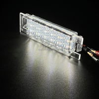 Lámpara LED para Matrícula de Coche, Sin Errores, para Opel Adam Corsa C/D/E Astra H/J/K Insignia Vectra Zafira