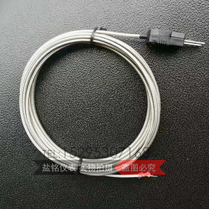 Salt Inscription J-Type Thermocouple Temperature Sensor Quick Connect Plug Type For Industrial Use - Product Image 2