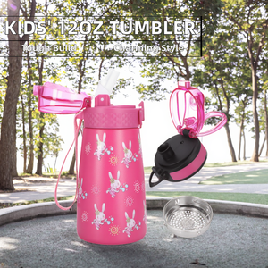 12oz 350ml Stainless Steel Vacuum Insulated Cute Kids Sports Tumbler Eco-friendly For School - Product Image 2