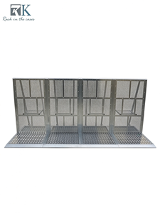 Barrières de contrôle des foules en aluminium durable, barrières de parking, barrières de sécurité pour événements extérieurs, festivals, événements musicaux de grande envergure - Product Image 1