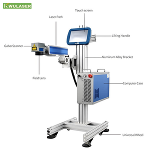 Nuova Macchina Marcatrice Laser CO2 Raffreddata ad Aria per Metallo, per Codici QR Sicuri e Codifica Loghi - Marcatrice Laser a Volo - Product Image 3