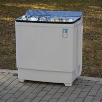 Machine à laver semi-automatique à double cuve de 13 kg, à économie d'énergie, commande manuelle, chargement par le haut, avec séparation du lavage