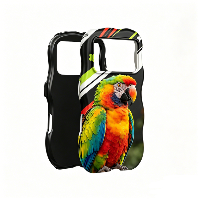 TuoLi Personalized Custom Name Picture 3d Sublimation Blank Mobile Double Phone case for Ohone Cover Printing Machine