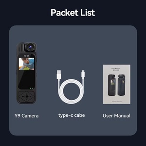 Caméra de poche portable avec écran, <span class=keywords><strong>enregistreur</strong></span> portable, enregistrement audio <span class=keywords><strong>et</strong></span> vidéo, caméra à clip HD, vision nocturne infrarouge portable - Product Image 1