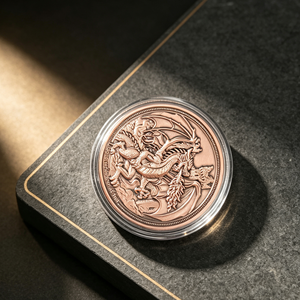Barra de cobre puro 999 de 1 onza para regalo, medalla de recuerdo. - Product Image 4