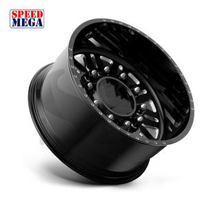 Ruedas de camión de aleación de aluminio de alta resistencia 26x14 24x14 26x16 con tapas flotantes 8x165.1MM forjadas pulidas de alta resistencia - Product Image 2