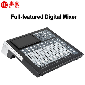 AE-S10 10-Channel Digital Mixer Professional Audio Console 7inch Touch Screen iPad WiFi <strong>Control</strong> <strong>DJ</strong> Stage Metal EQ <strong>Controls</strong> - Product Image 1