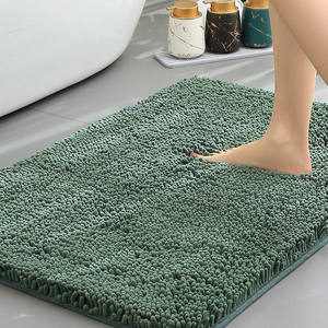 Tapis d'entrée absorbant pour chiens et chats, tapis de porte, entrée, séchage rapide, chenille lavable, caoutchouc, cage, lit, tapis antidérapant pour animaux de compagnie - Product Image 6