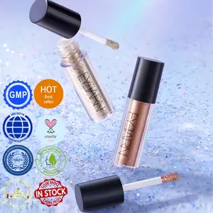 OEM Liquid Glitter Eyeshadow Long Lasting Quick-Drying Metallic Loose Glitter Based Eye Shadow for Shimmer Crystals Eye Makeup