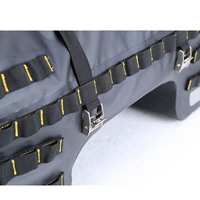 Sac de moto en PVC 500D, directement de l'usine, pour les voyages en plein air, grande taille, imperméable, sacoche de selle