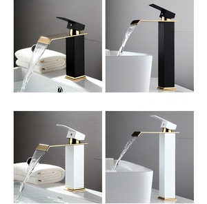 Grifo de Lavabo Negro de Lujo Moderno de Estilo Europeo, Grifo Mezclador Monomando para Baño - Product Image 5
