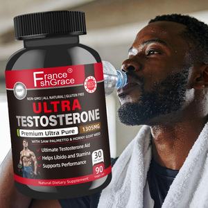 Complément alimentaire personnalisé pour la vitalité masculine avec Tongkat Ali, soutien énergétique pour hommes, capsules de soutien à la vitalité masculine - Product Image 1