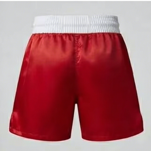 Boxer rouge pour homme, taille élastique, taille mi-haute, motif moucheté, décontracté, respirant, séchage rapide, polyester - Product Image 1