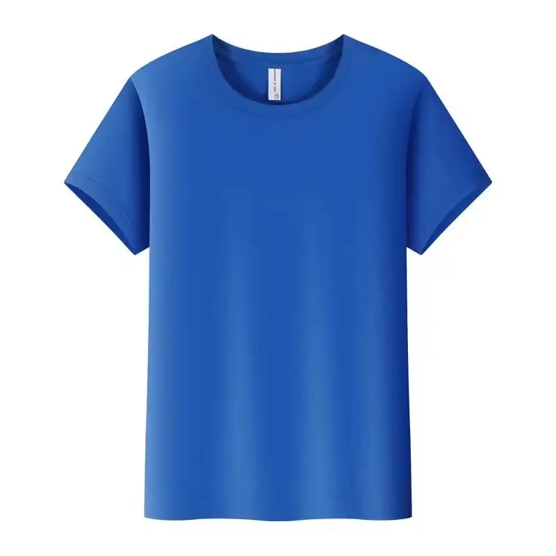 OEM Custom Printing Embroidery Logo Tops New Combed Cotton Unisex Round Collar T-shirt Summer Short Sleeve Shirt