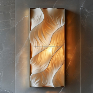 Lampe suspendue personnalisée imprimée en 3D avec un design incurvé artistique, lampe suspendue moderne pour les intérieurs résidentiels et commerciaux - Product Image 1