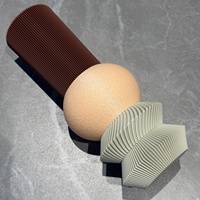 Vase à fleurs imprimé en 3D en PLA écologique avec insert acrylique amovible, couleur et taille personnalisables pour la maison