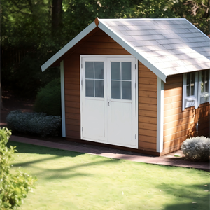 Panneaux WPC modulaires EASYGREEN Série E pour maisons modernes en bois, appartements, villas, ateliers, gymnases, halls, parcs, entrepôts extérieurs, matériaux en acier - Product Image 4