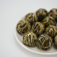 Vente en gros de boules à thé chinoises faites à la main, fleurs santé, beauté orientale, thé fleuri