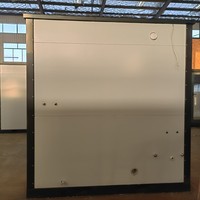 Salle de bain mobile prête à l'emploi en panneaux sandwich modernes avec structure en acier, lavabo, toilettes, extérieur, portable, luxe, garantie 3 ans