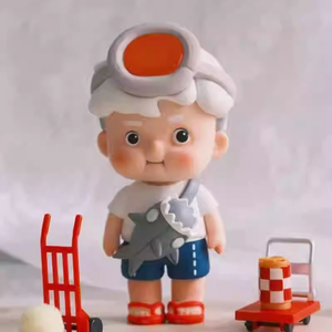 100% Original authentique Heyone Iron Lane série boîte mystère à <span class=keywords><strong>la</strong></span> main bureau ornement <span class=keywords><strong>semaine</strong></span> temps poupée Surprise cadeau - Product Image 3