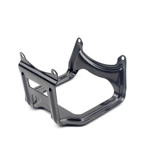 Mower Side Mount Fuel Tank Bracket <b>Black</b> Metal Holder For <b>Trimmer</b> Grass Cutter Parts - Product Image 1